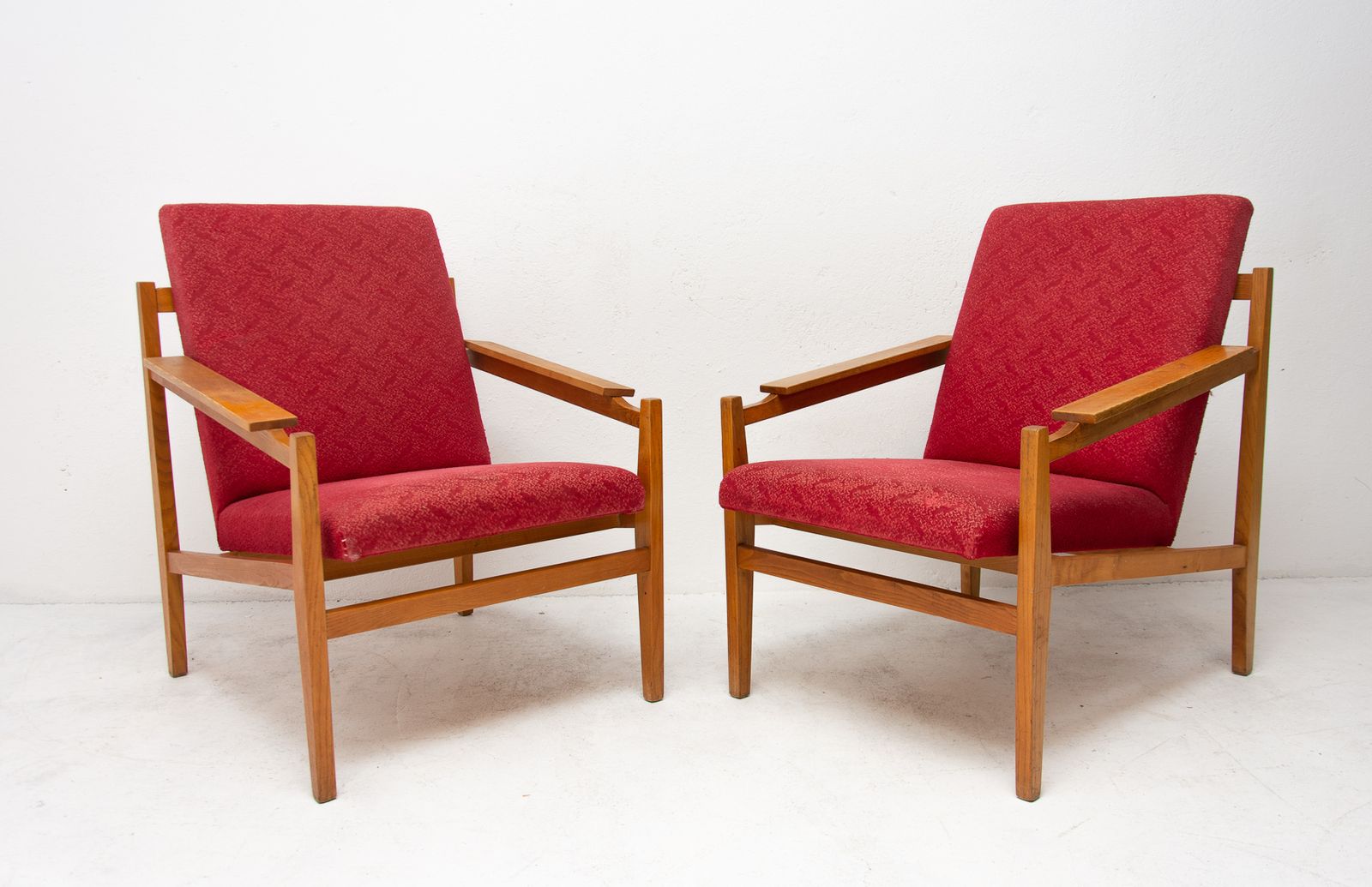 Pair Of Mid Century Scandinavian Style Armchairs, 1960´S photo for sale
