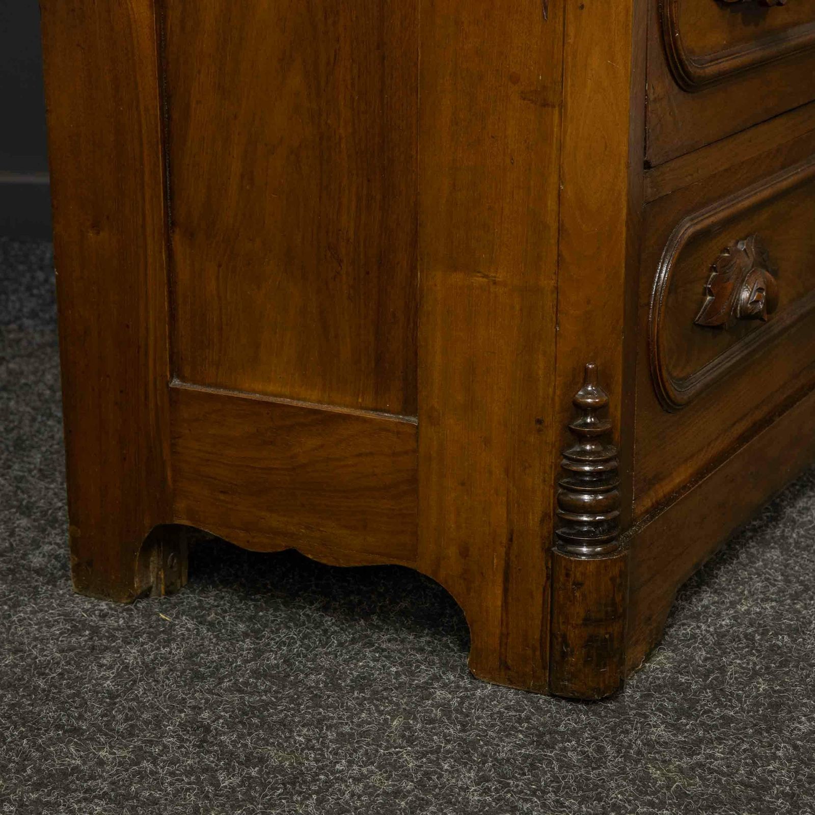 Late 19th Century French Walnut Chest Of Drawers photo furniture