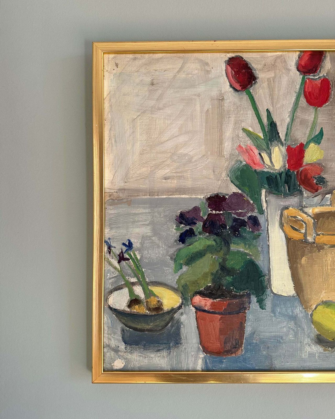 Original Oil Painting By Swedish Artist Ruth Asplund photo 526.0