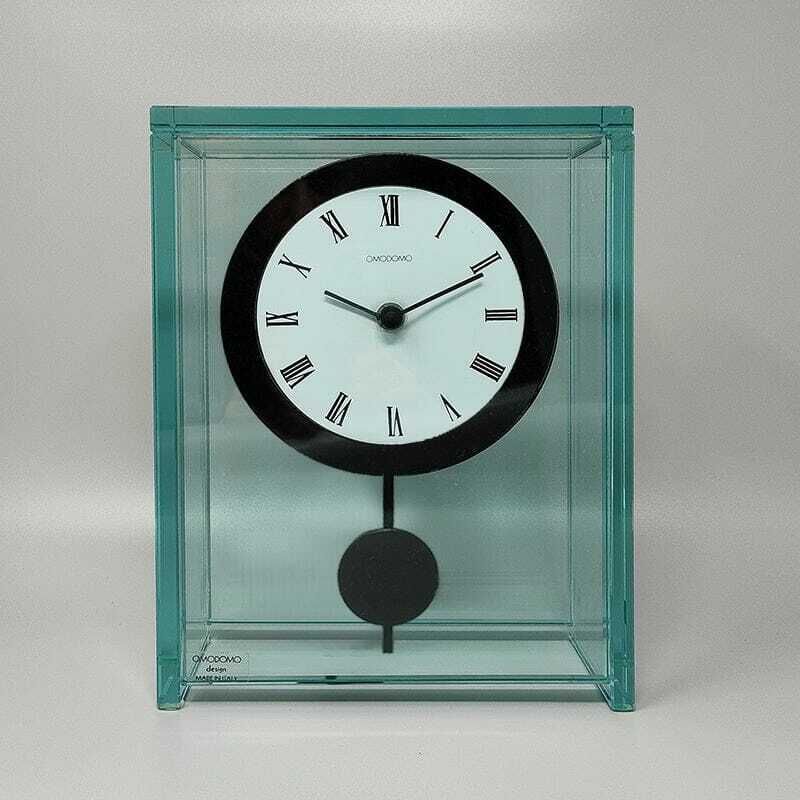 1970s Astonishing Pendulum Clock By Omodomo In Crystal. Made In Italy photo furniture