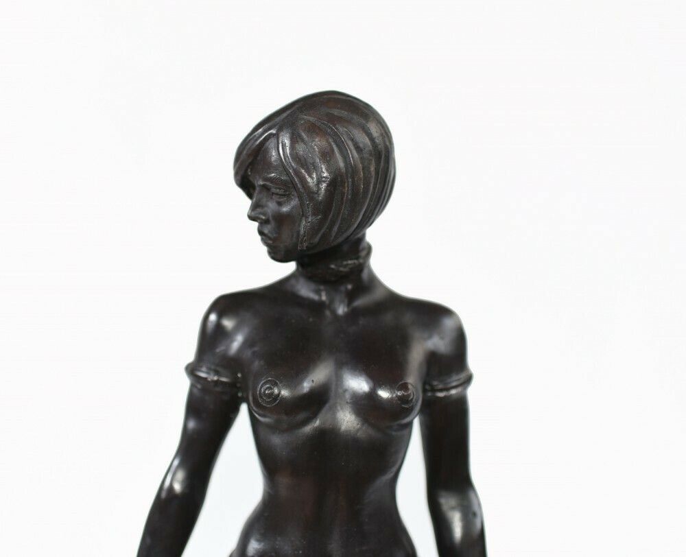 395.0 Erotic Bronze Statue   Dominatrix Bruno German Zach Nude photo