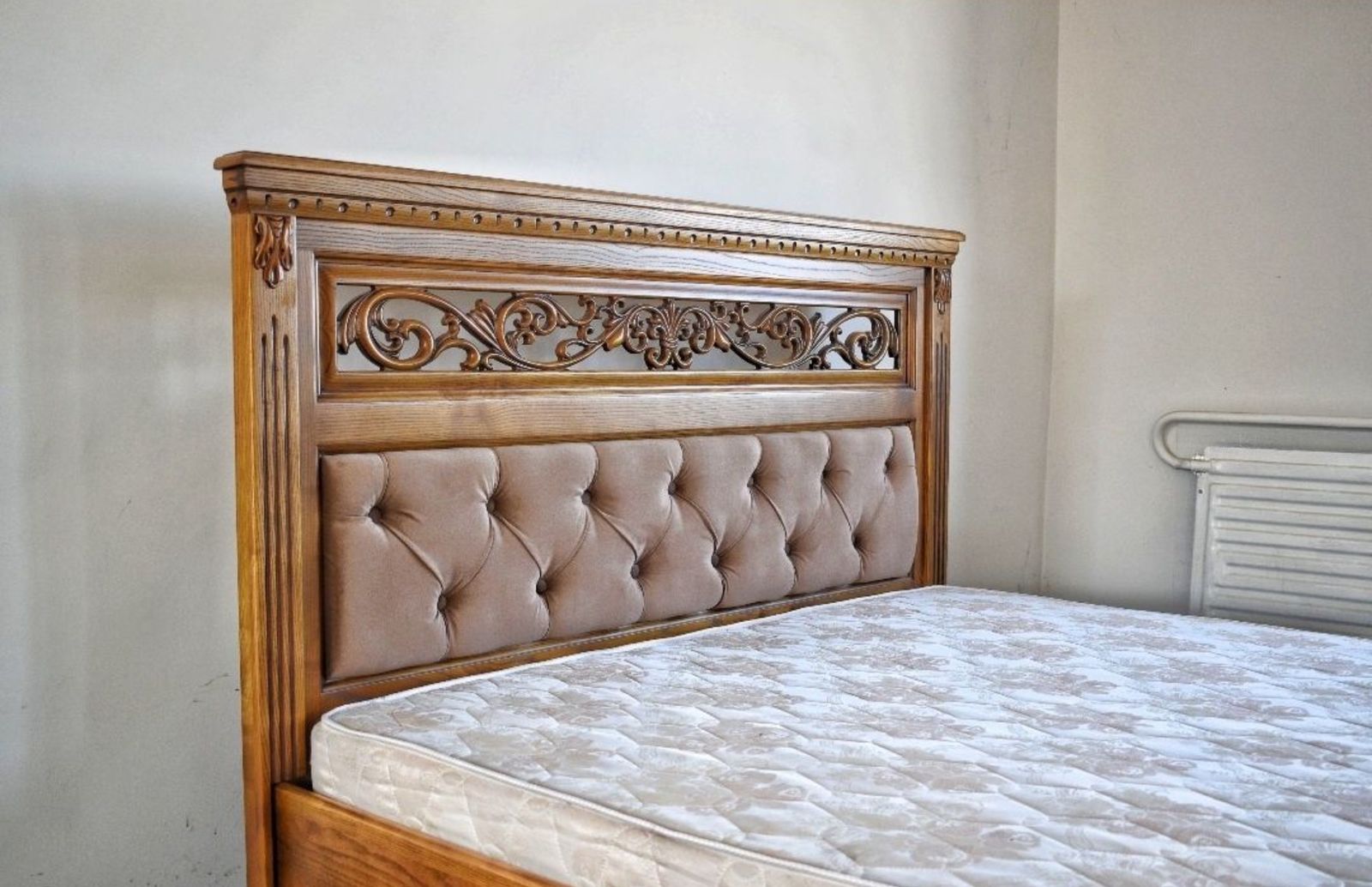 New Bed Natural Wood Ash Double photo buy