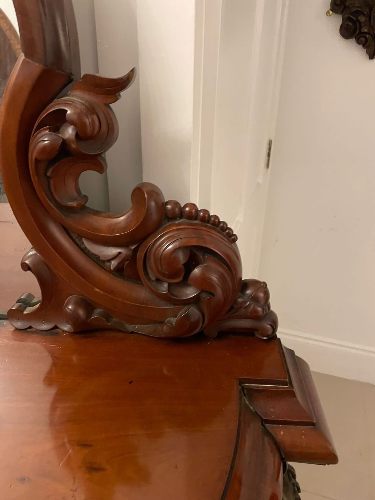 photo buy Outstanding Quality Antique 19th Century Carved Mahogany Sideboard