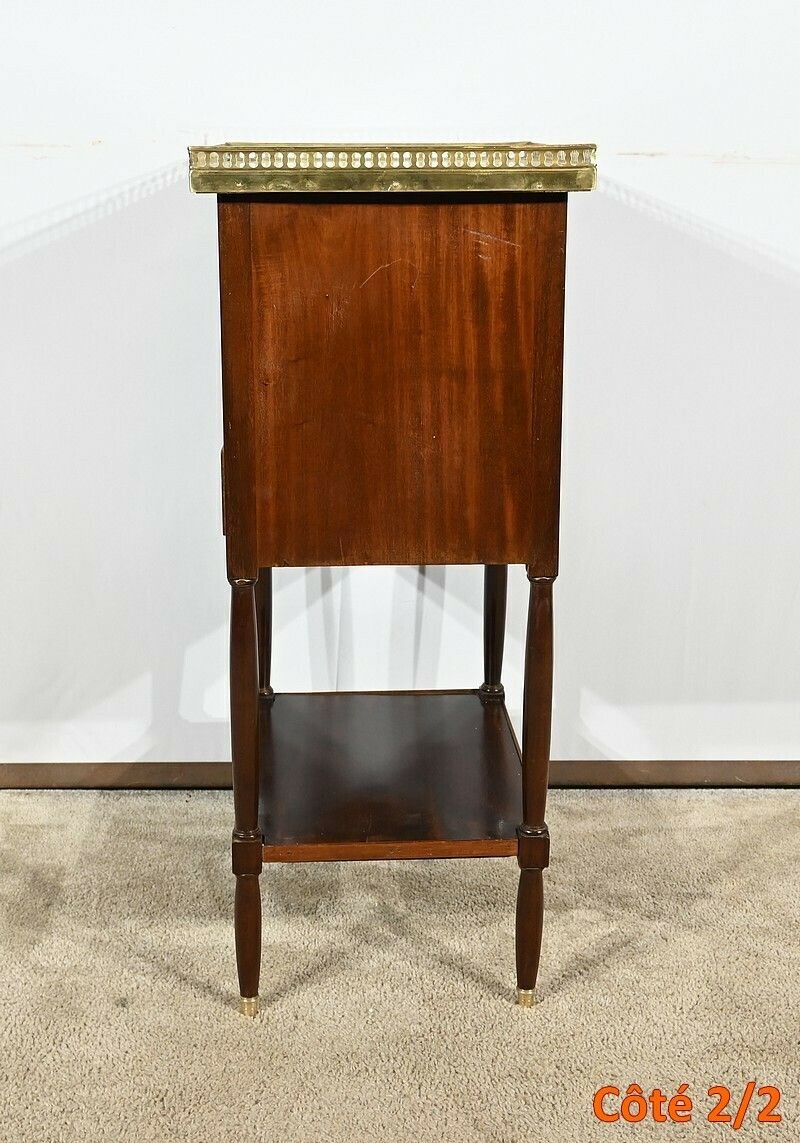 photo for sale Small Mahogany Chiffonnière Living Room Table, Louis XVI – 18th Century