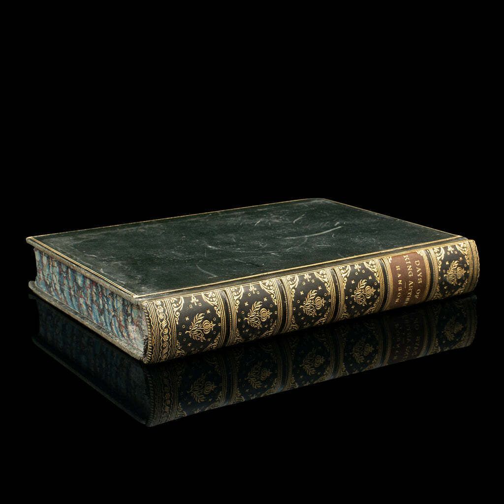 Antique Book, Days Of King Arthur, Mythology, English, Fiction, Late Victorian photo furniture
