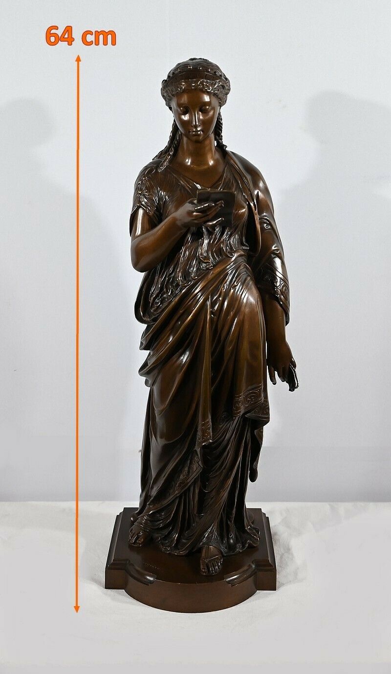 Important Bronze “The Letter” By Jl. Grégoire – Late 19th Century photo furniture