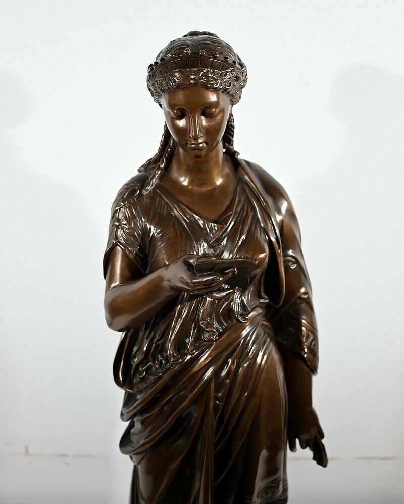 Important Bronze “The Letter” By Jl. Grégoire – Late 19th Century photo Art