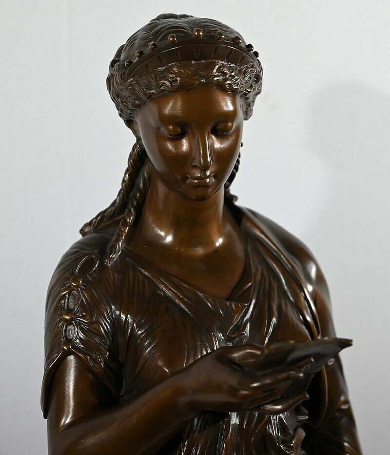 Important Bronze “The Letter” By Jl. Grégoire – Late 19th Century photo buy
