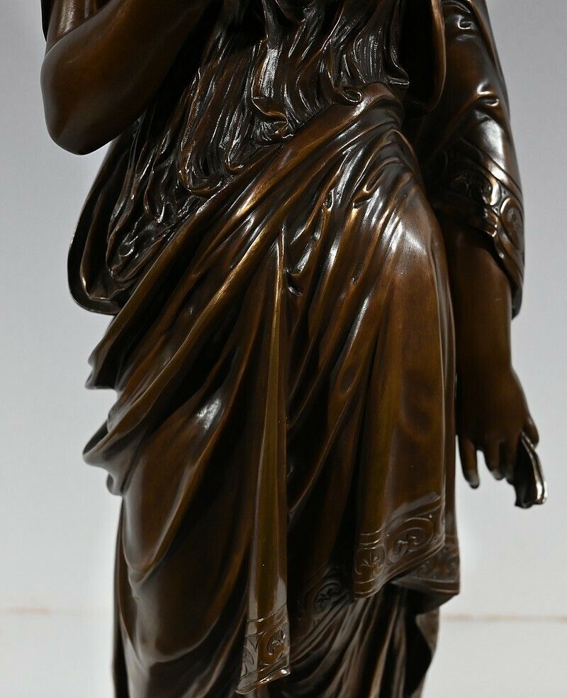 photo vinterior Important Bronze “The Letter” By Jl. Grégoire – Late 19th Century