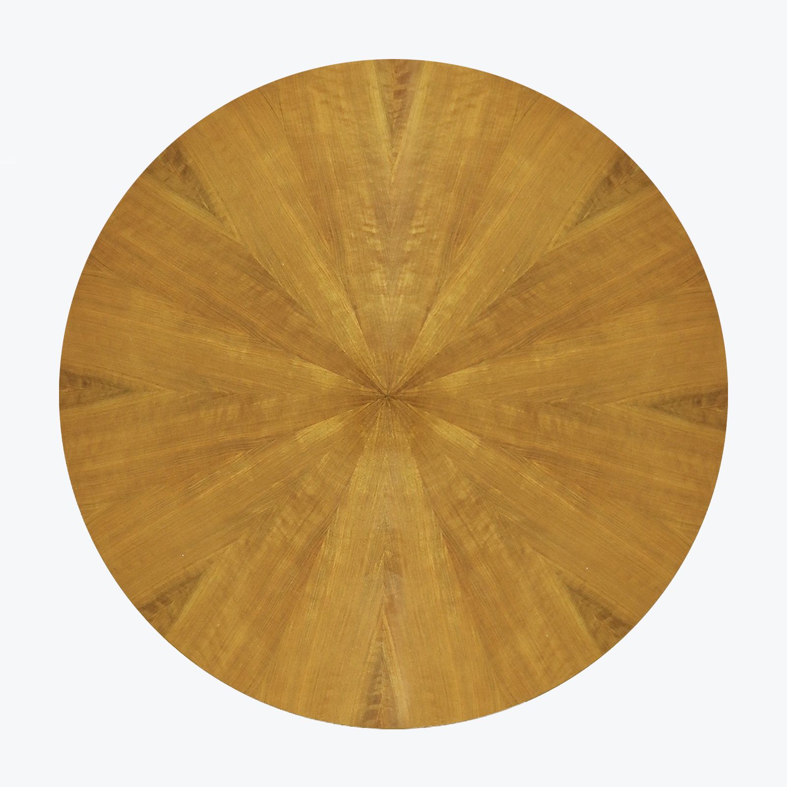 Vintage Italian Sunburst Effect Teak And Brass Coffee Table, 1970s photo Furniture
