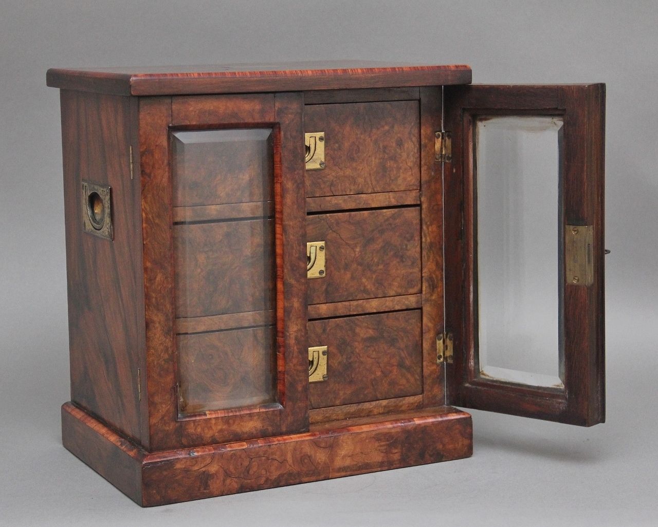 19th Century Walnut Table Cabinet photo furniture