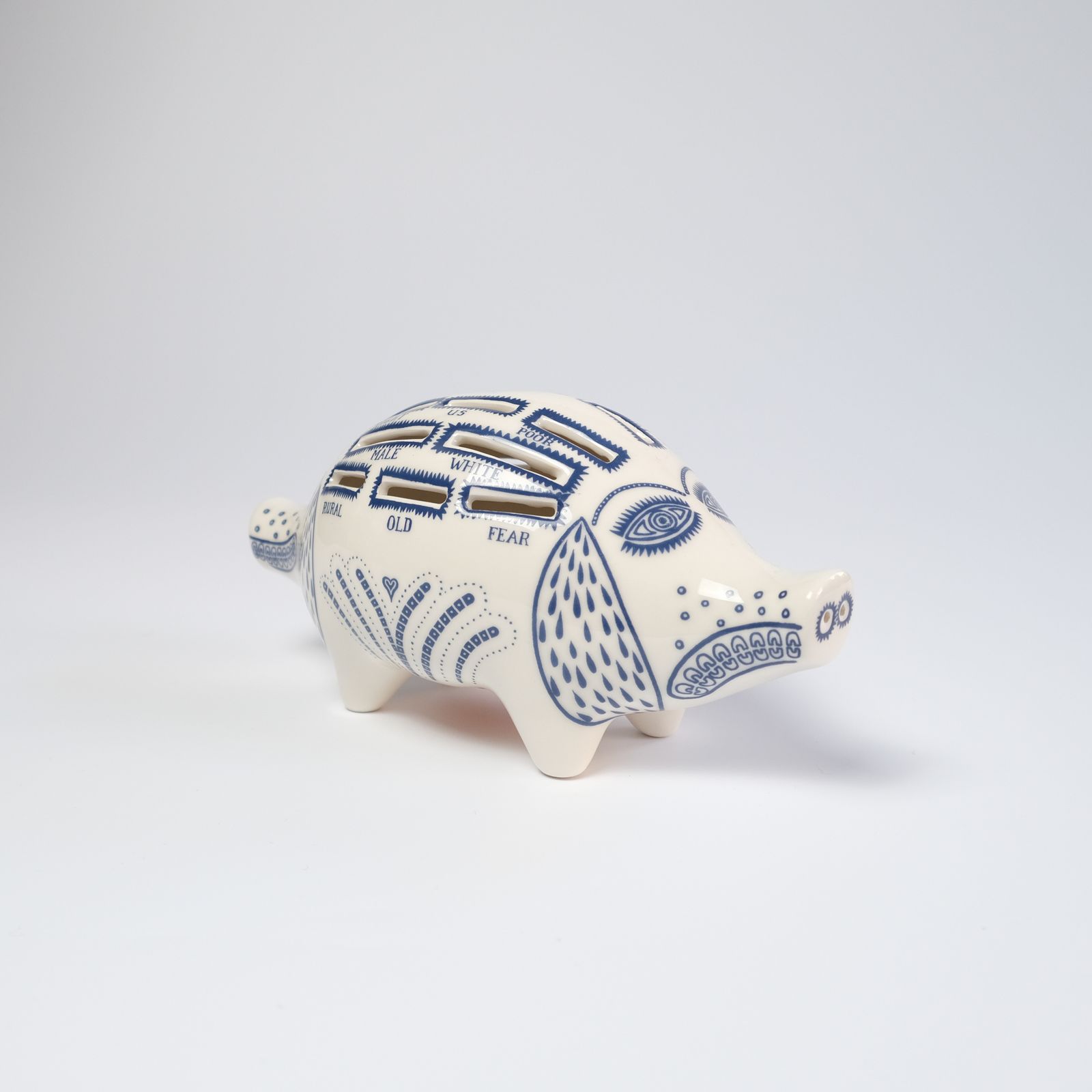 Grayson Perry "Little Pig" Ceramic Piggy Bank Sculpture, 2022 photo furniture