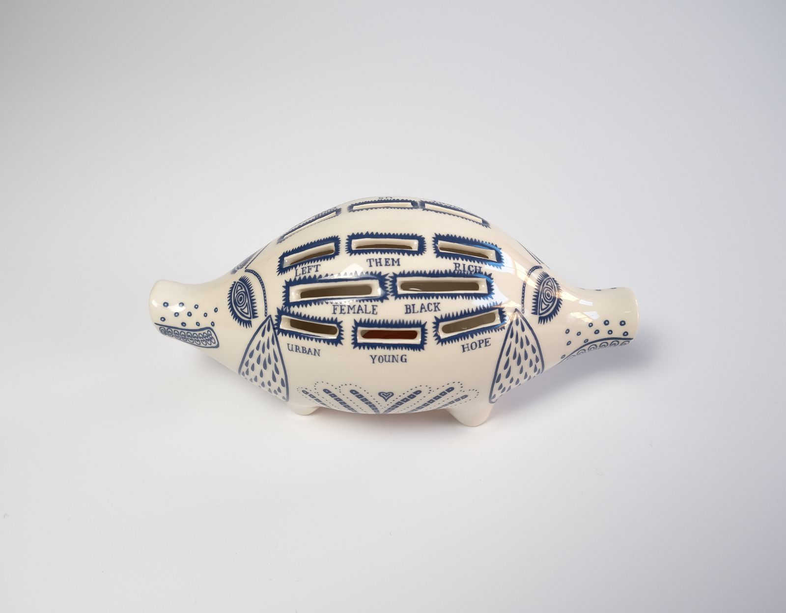 Grayson Perry "Little Pig" Ceramic Piggy Bank Sculpture, 2022 photo 1600.0
