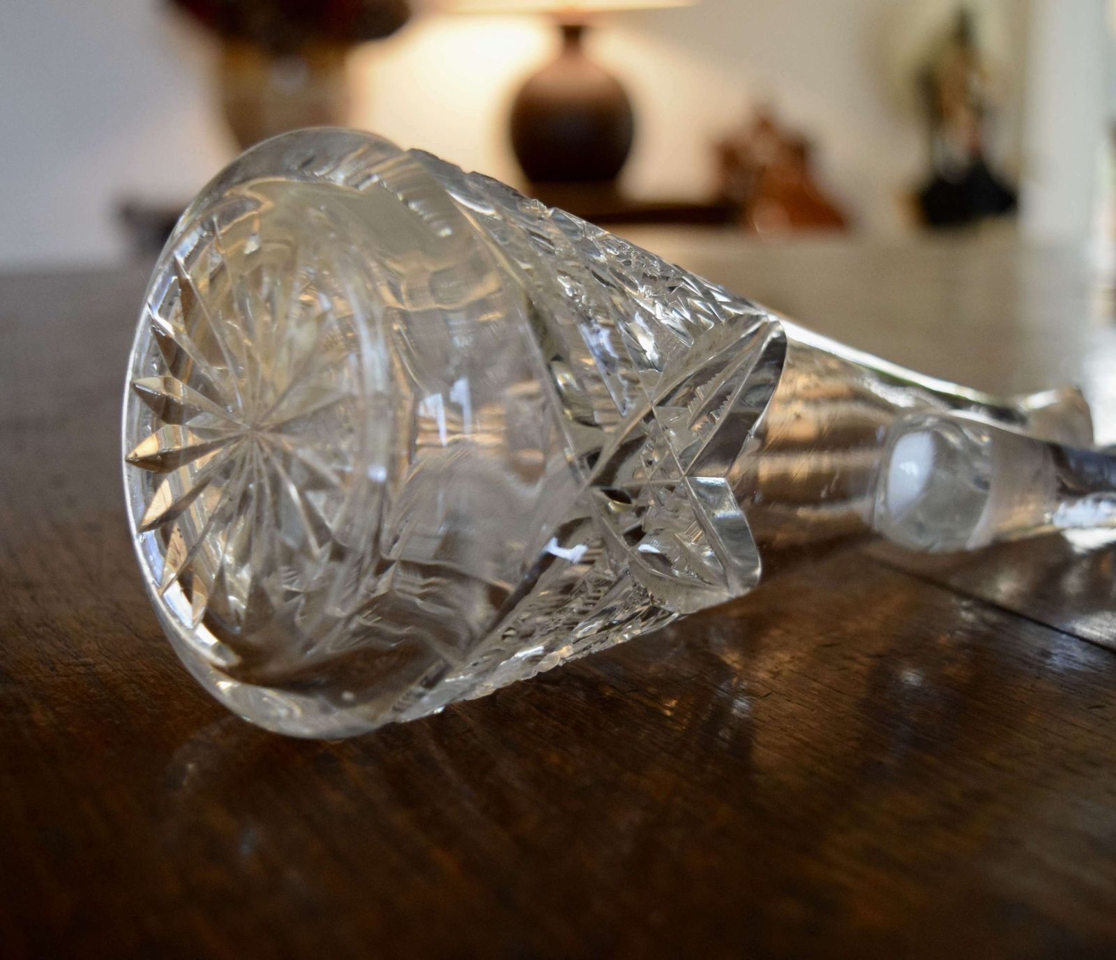 Small Edwardian Water Jug By Baccarat Or Possibly Bohemian photo for sale