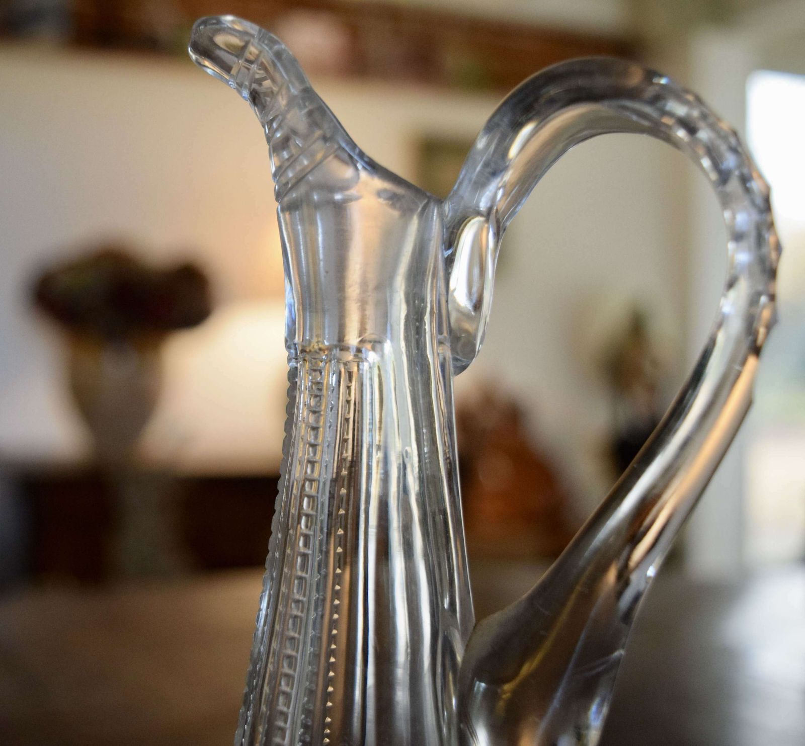 Small Edwardian Water Jug By Baccarat Or Possibly Bohemian photo Home Decor