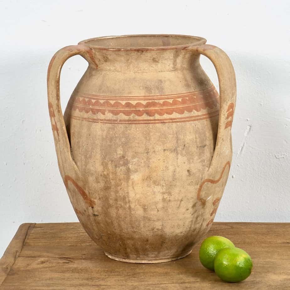 Antique Wabi Sabi Style Ceramic Vase (C.1920)