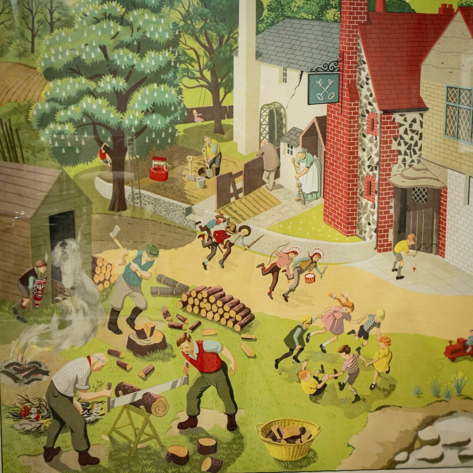 Original Elizabeth Skilton Print Country Life photo for sale