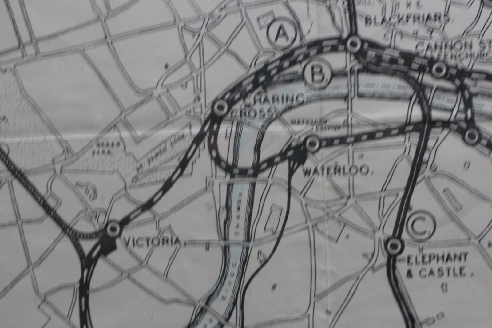 Suggested Deep Level Railway Routes For The County Of London photo furniture