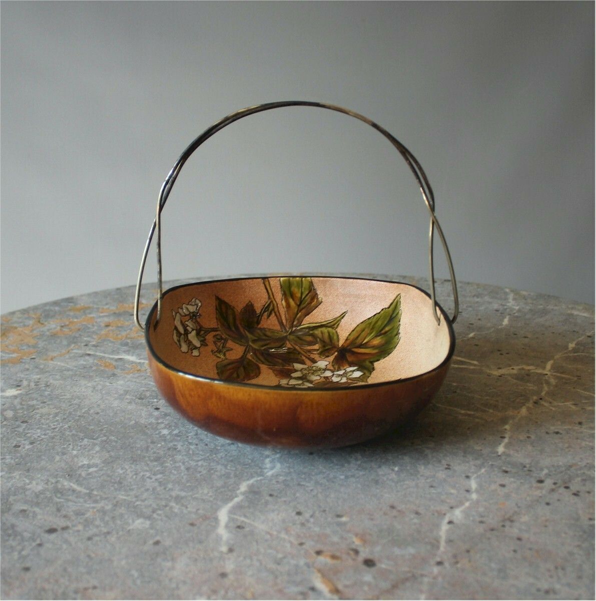 Linthorpe Floral Dish Designed By Christopher Dresser photo furniture