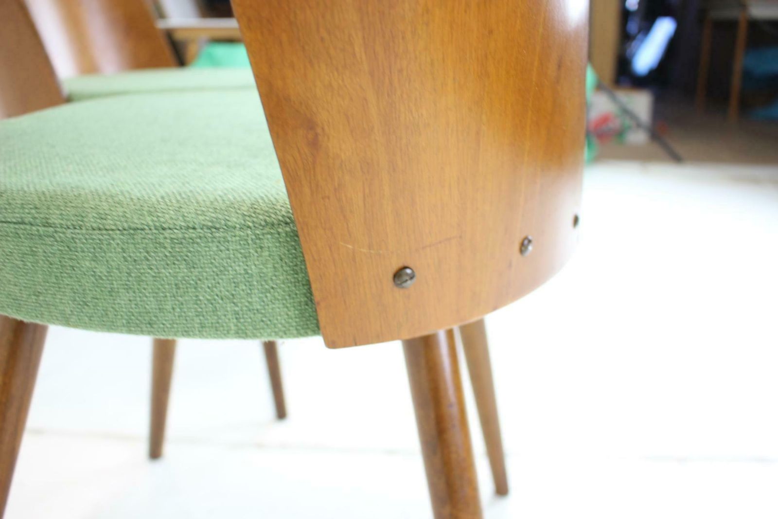 1960s Antonin Suman Set Of Two Dining Chairs, Czechoslovakia photo furniture