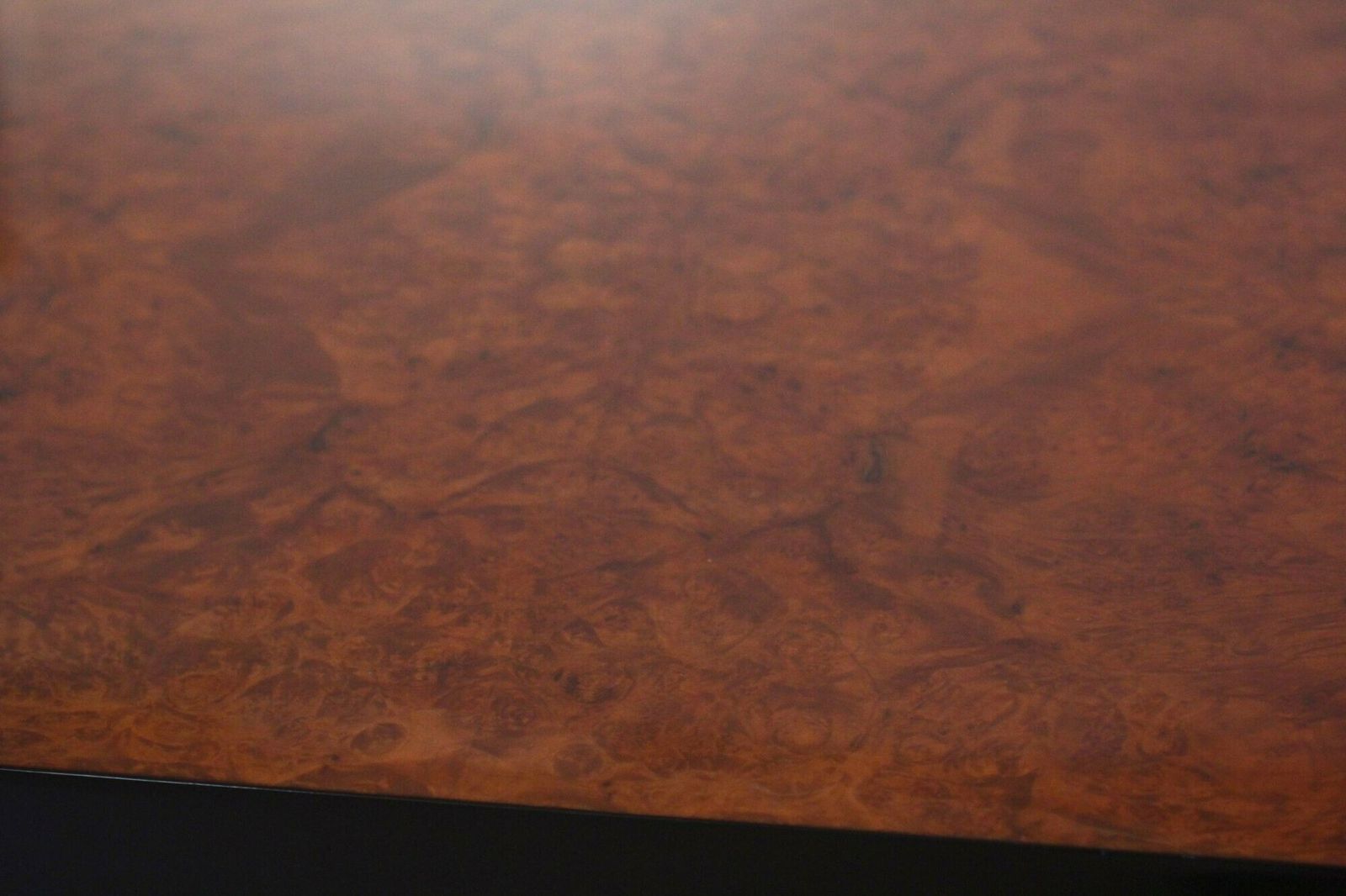 Furniture Expandable Art Deco Dining Table, Thuja Roots, Lacquered, France, Circa 1930 photo