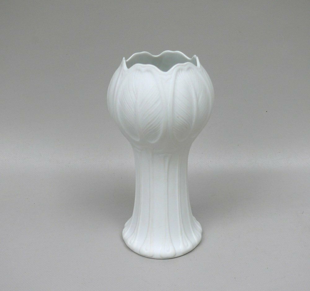 Vase In Porcelain With Art Noveau Style Elements By Hans Achtziger For Hutschenreuther, Germany, 1970s