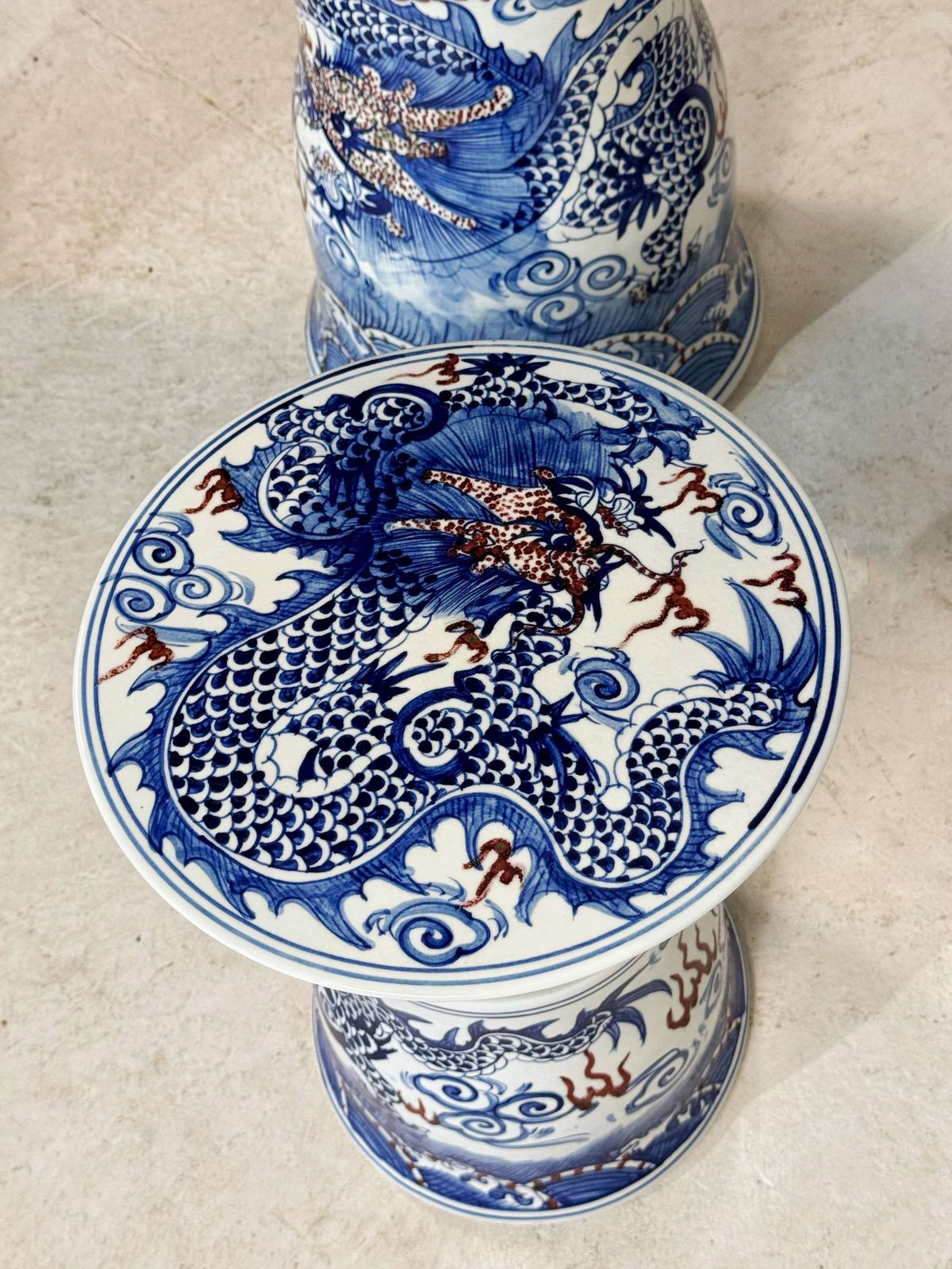 Vintage Chinees Keramiek Tafelset photo vinterior