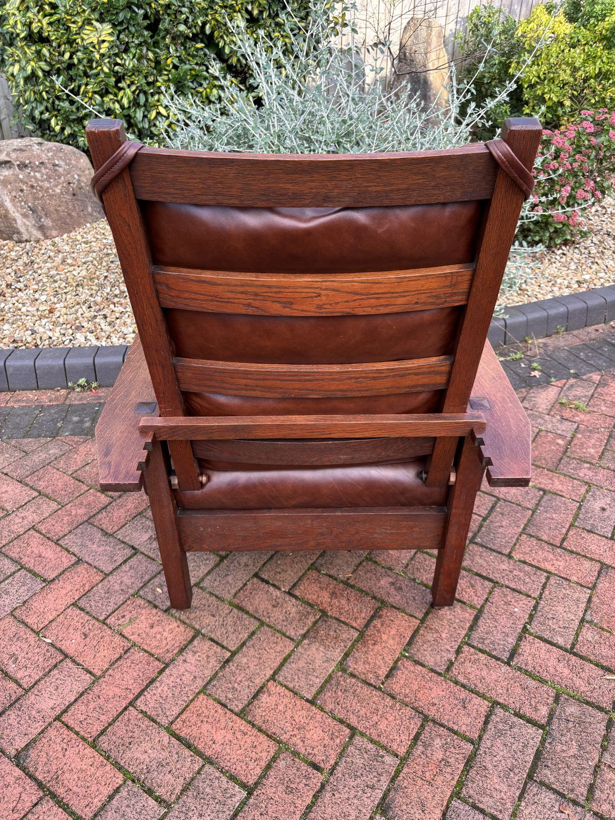 photo for sale Arts & Crafts American Reclining Mission Chair