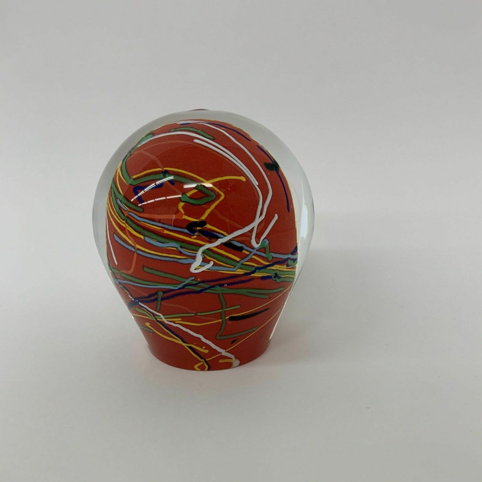 Carlos Pebaque Glass Sculpture Presse Papier , 1990’s Sweden photo vinterior