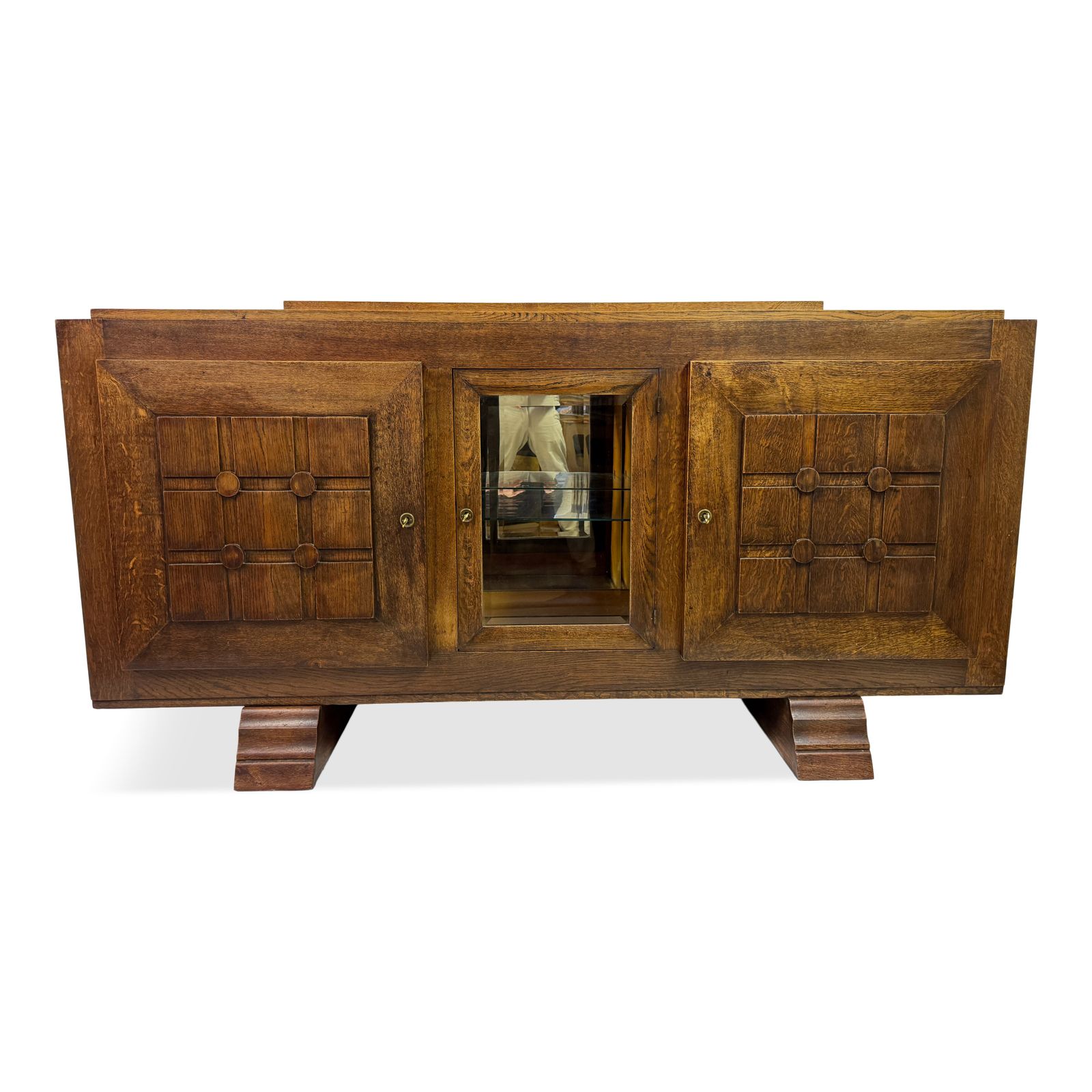 1930s Oak Sideboard By Gaston Poisson photo furniture