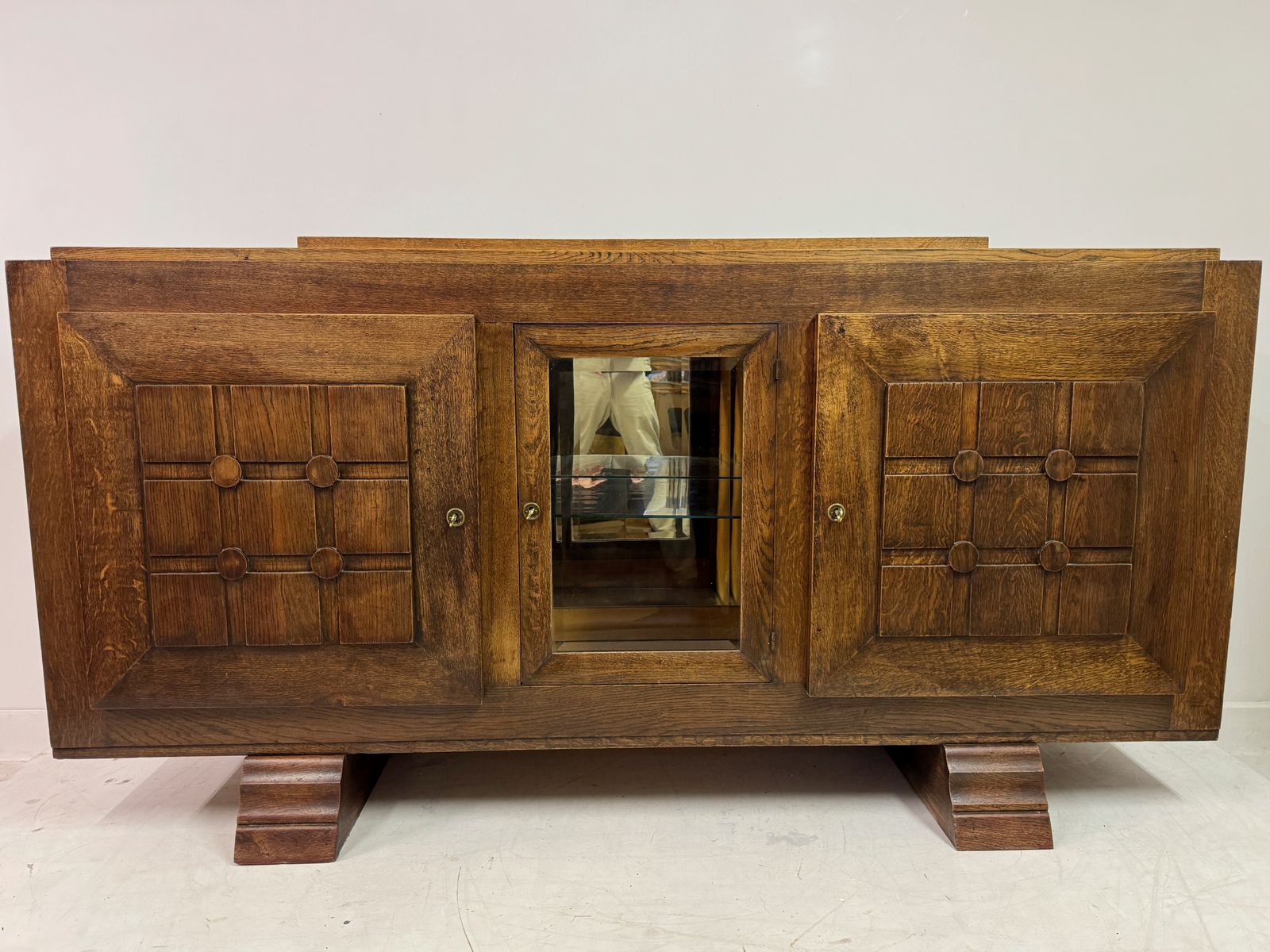 1930s Oak Sideboard By Gaston Poisson photo buy