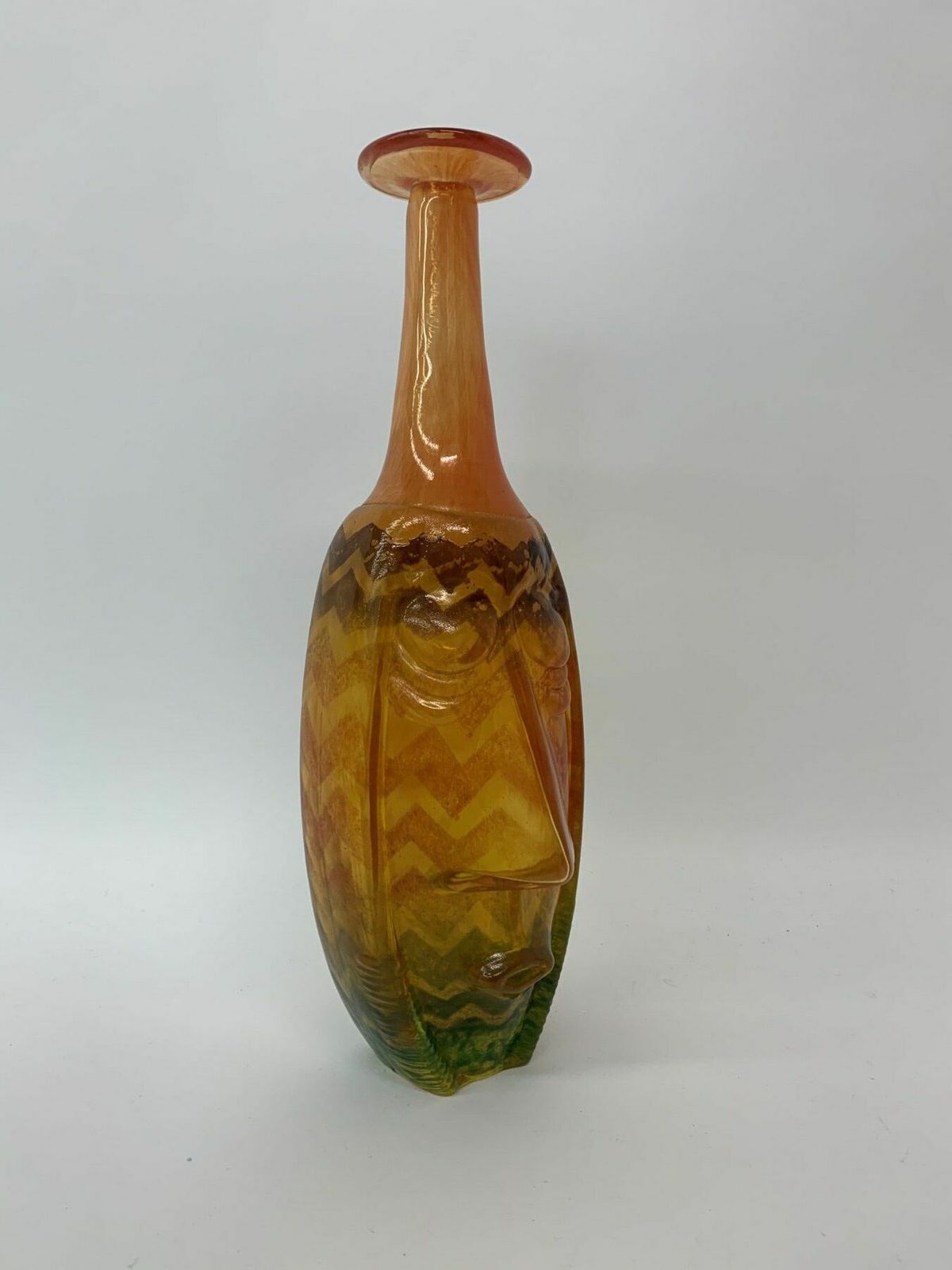 photo for sale Rare Kjell Engman For Kosta Boda Sweden ‘Rio’ Face Vase