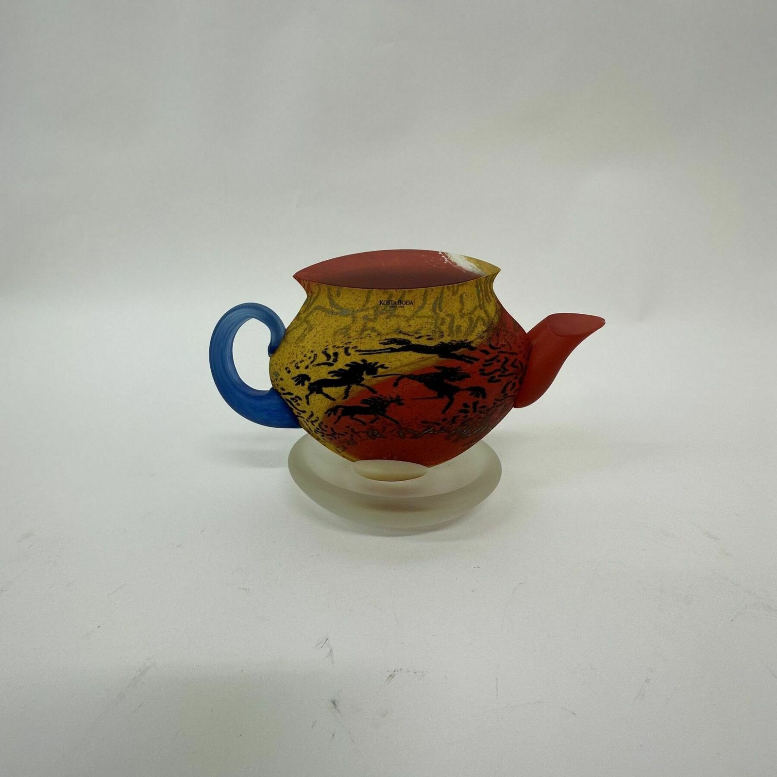 Large Kjell Engman For Kosta Boda Sweden Bowl , 1970’s