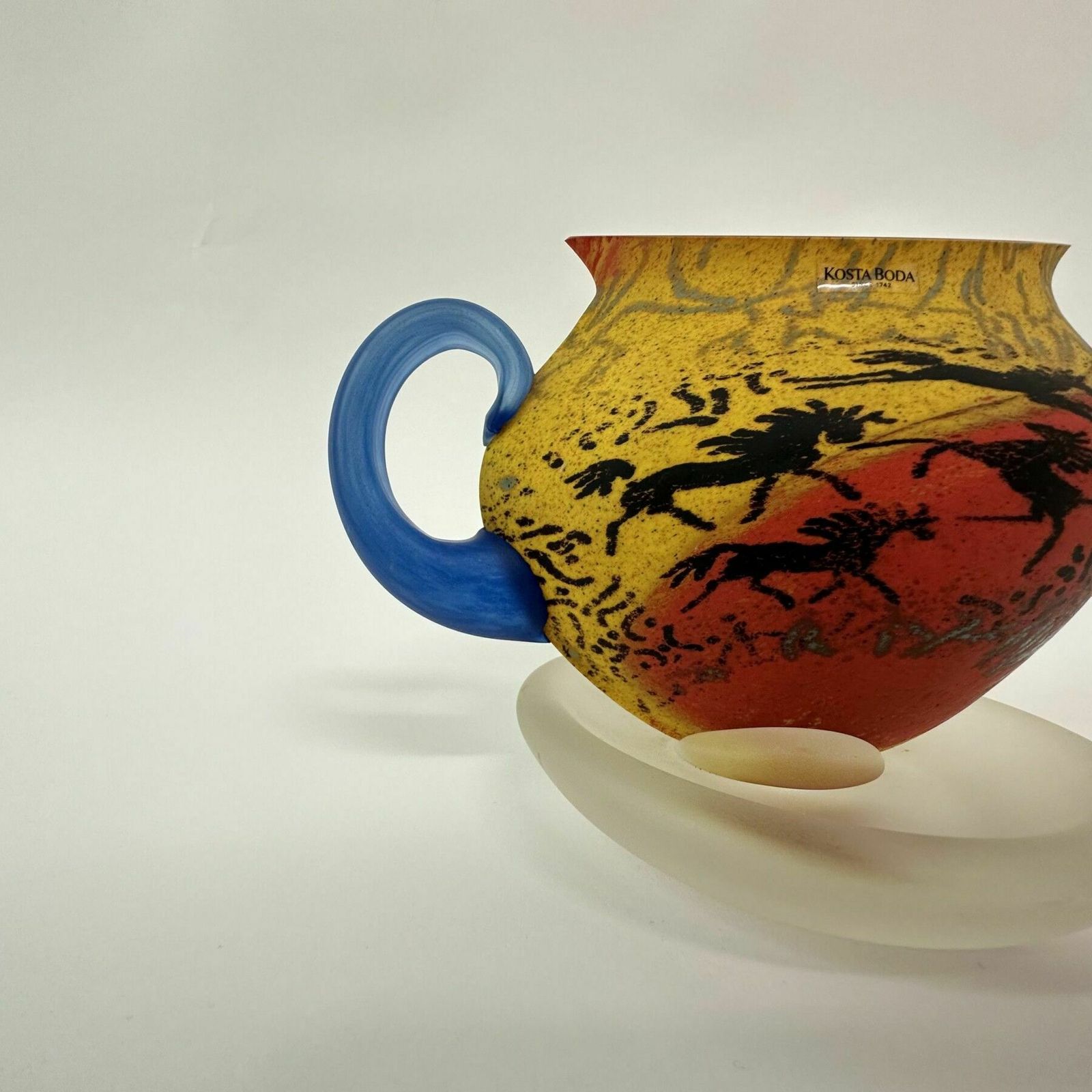 Large Kjell Engman For Kosta Boda Sweden Bowl , 1970’s photo Home Decor