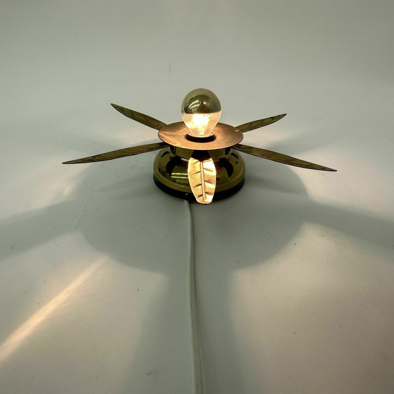 Mid Century Wandlamp Bloem, Ca. Jaren 1950 photo Verlichting