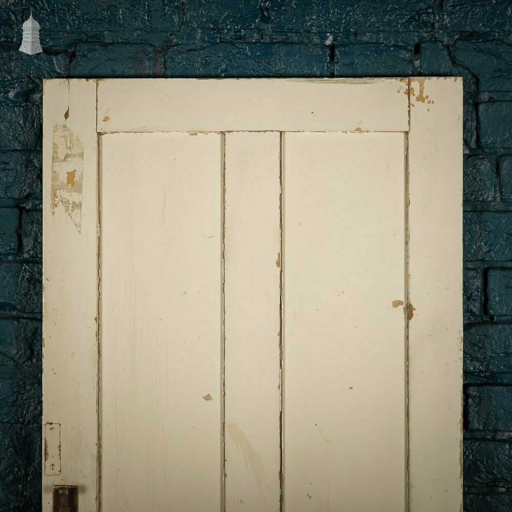 photo furniture Pine Panelled Door, 4 Panel White Painted