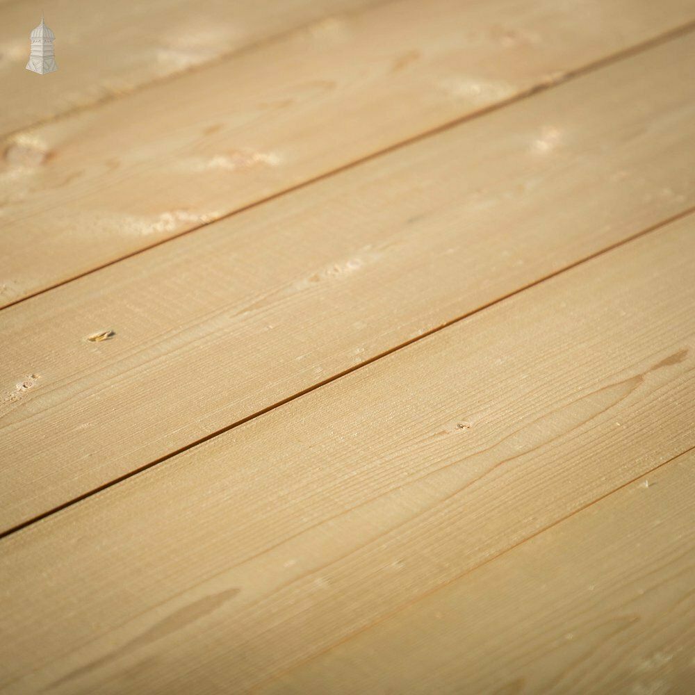 5.25 Inch Pine Floorboards, Cut From Timber Salvaged From A London Barracks   14.5 Square Meters photo vinterior