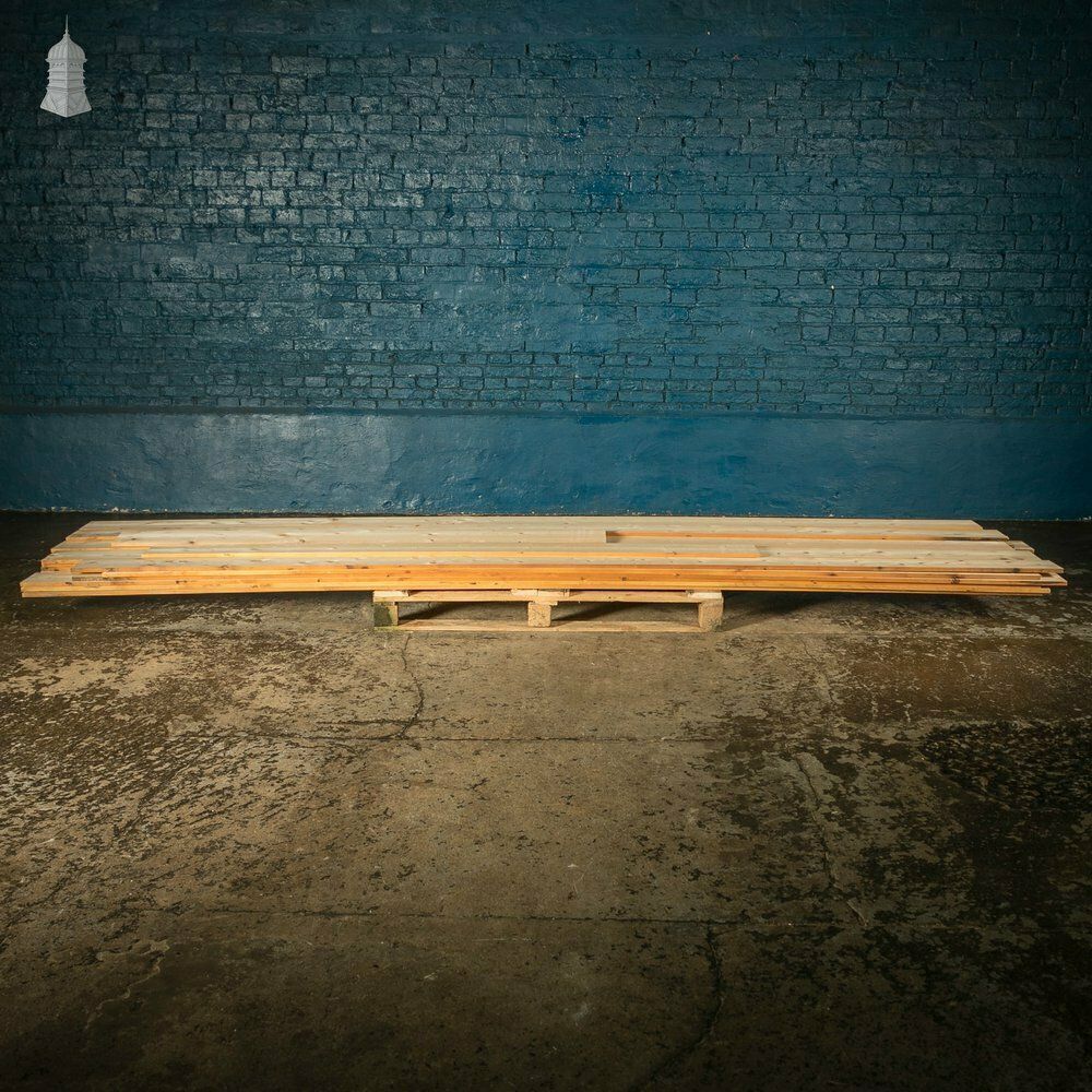 5.25 Inch Pine Floorboards, Cut From Timber Salvaged From A London Barracks   14.5 Square Meters photo buy