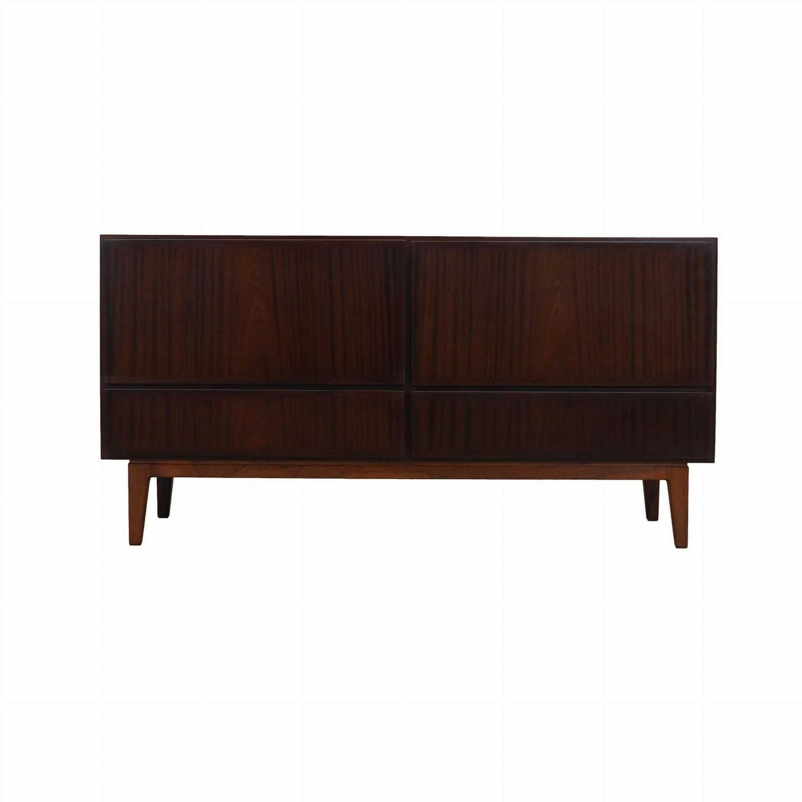 Ladekast Met Mahoniefineer, Deens Design, Jaren 1970