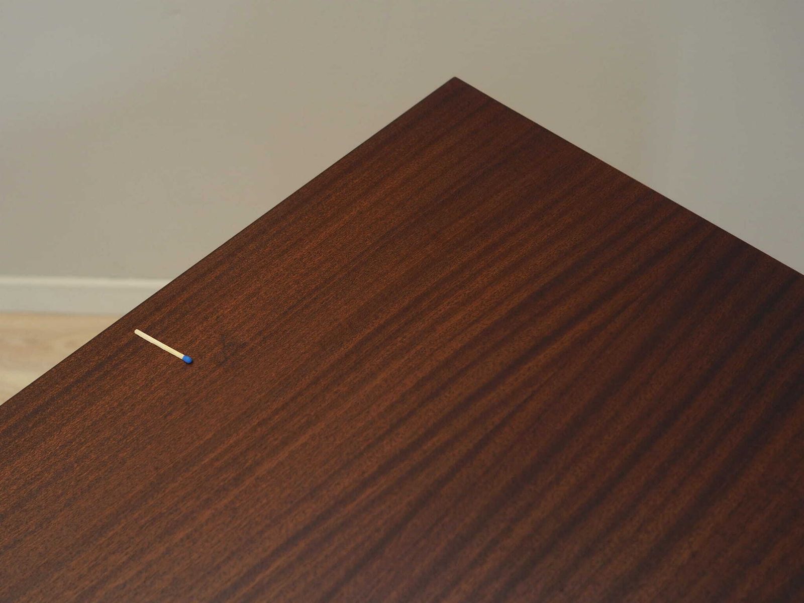 Meubels Ladekast Met Mahoniefineer, Deens Design, Jaren 1970 photo
