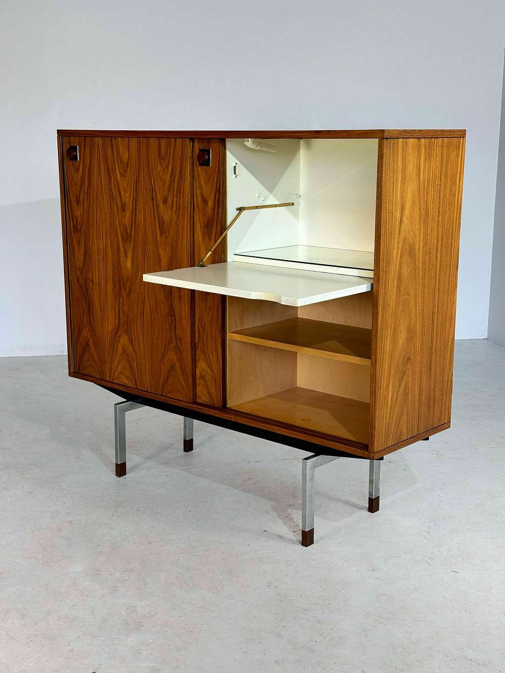 Mid Century Bar Cabinet In Rosewood, Belform, 1950s photo buy