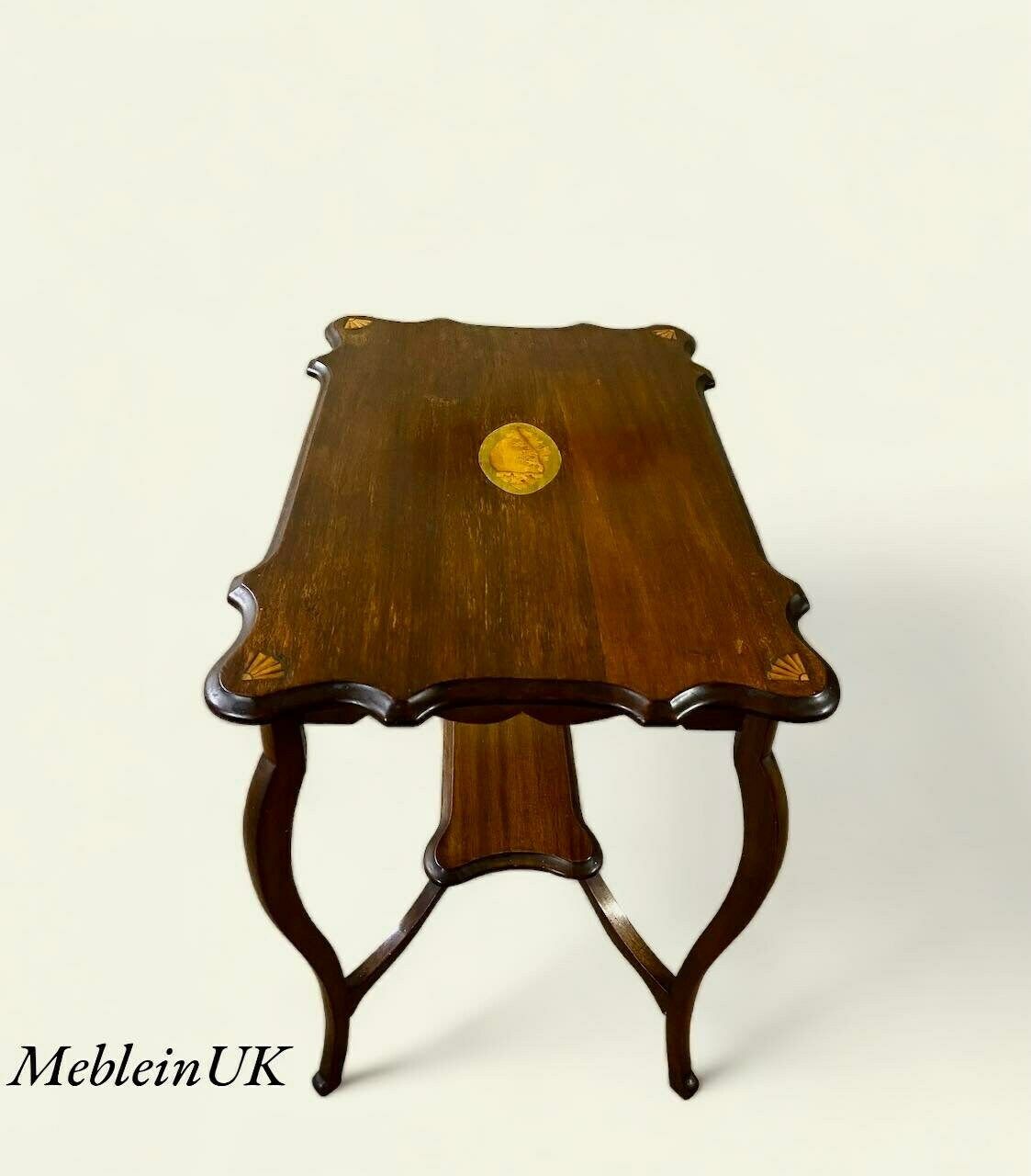 Antique Side Table / English, Edwardian Circa 1910 / Rosewood Detales photo for sale