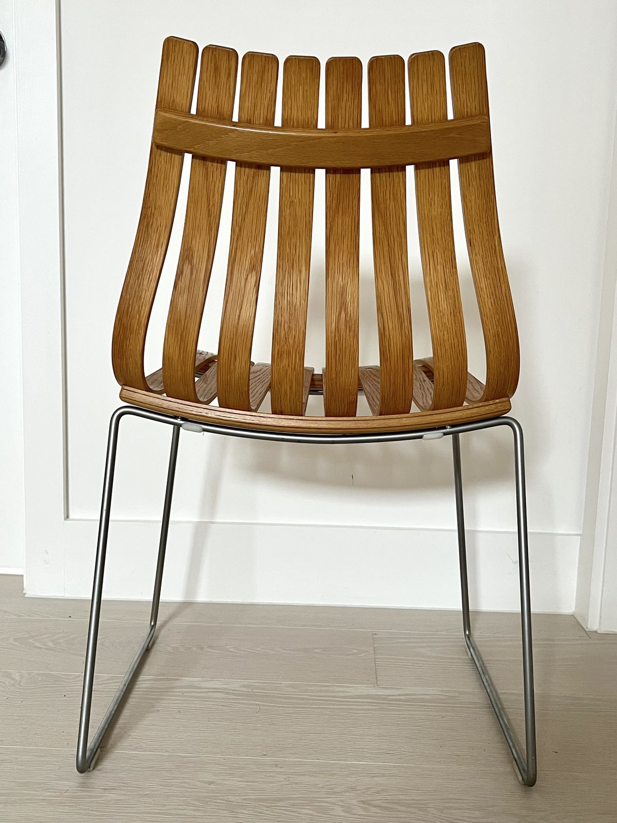 Scandia Junior Oak Dining Chairs X6 photo furniture
