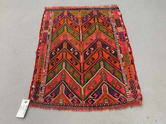 Vintage Turkish Mini Kilim 70x52 Cm Wool Small Kelim Runner, Shabby Chic photo furniture