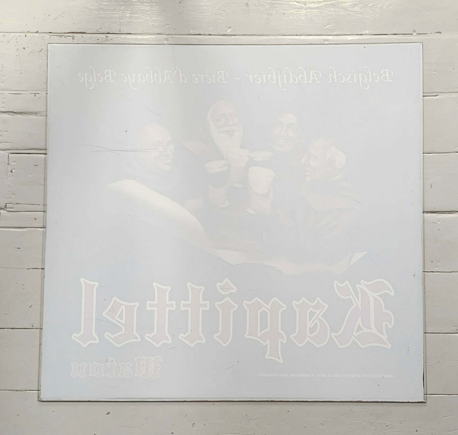 Rare, Genuine Belgium Beer Sign 'Kapittel Watou Biere D'abbaye Belge' / Plexi Glass photo buy