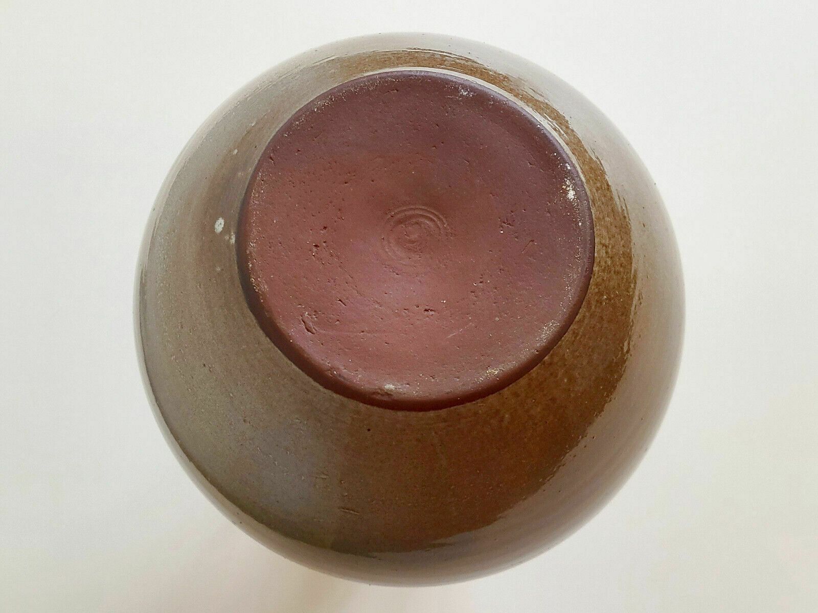 Superb Vintage Enamel Stoneware Vase 1960 Retro Ceramic 60s 60s 1960s photo 123.0