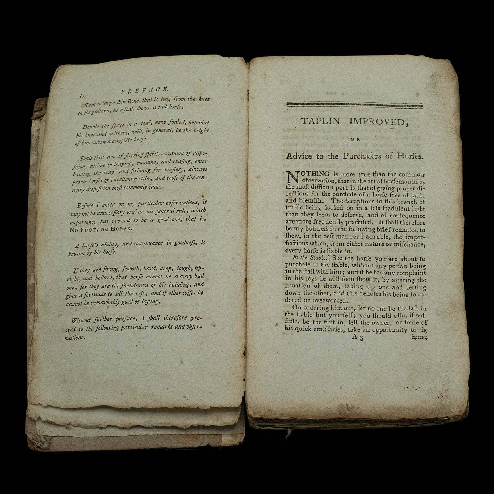 Antique Book, Compendium Of Farriery, English, Georgian, Equestrian, London 1796 photo Home Decor