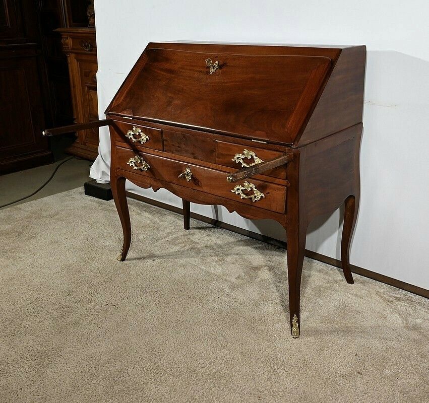 Small Port Desk In Cuban Mahogany, Louis XV – 18th Century photo 4286.12903269