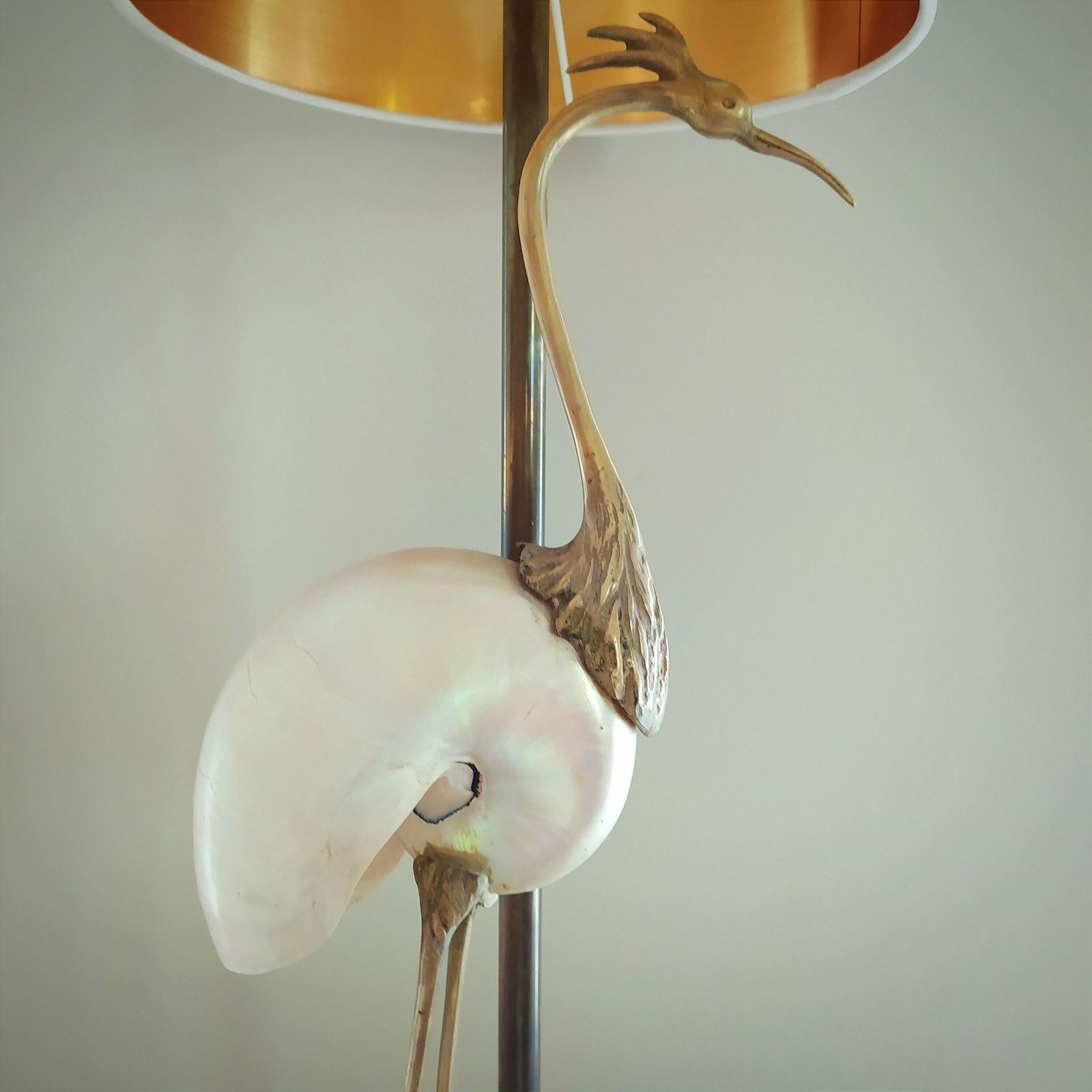 Nautilus Seashell Table Lamp., Modernist photo buy