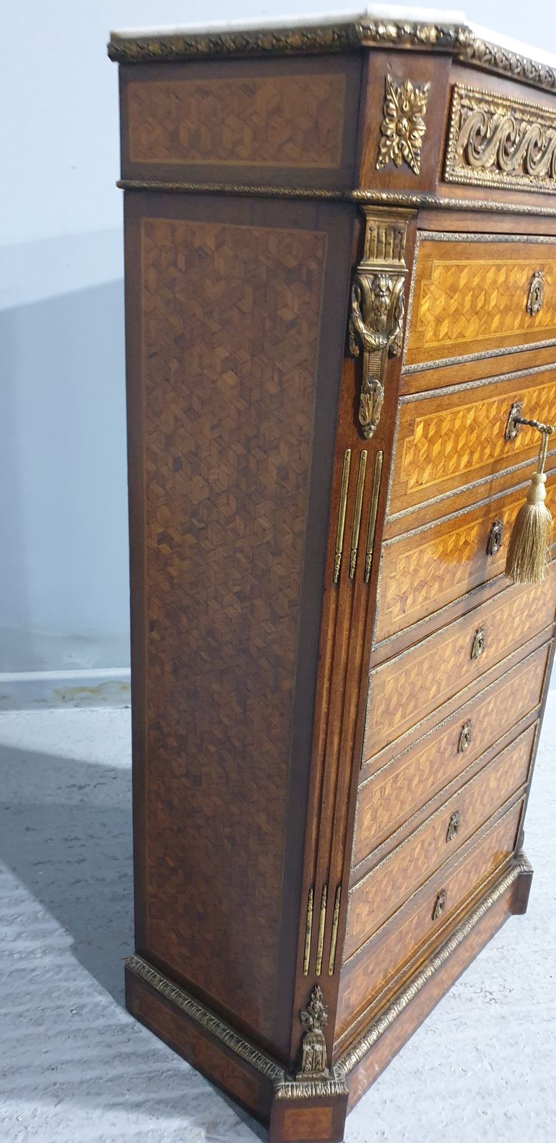 Super French Parquetry Semanier Chest Of Drawers photo furniture